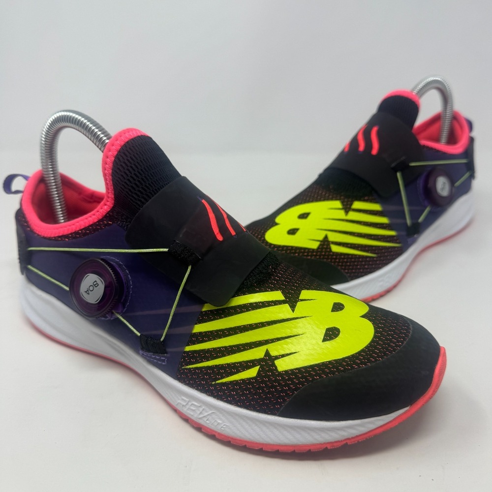 New Balance FuelCore BOA Black Pink GKRVLCB2 Running Shoes Women's Size 5.5